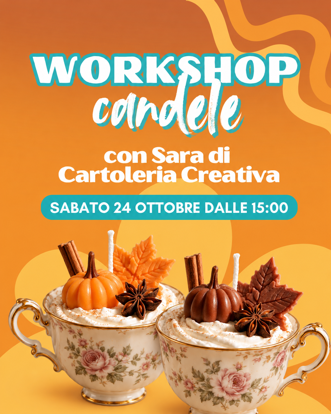 CORSO CANDELE SABATO 24 OTTOBRE DALLE 15:00